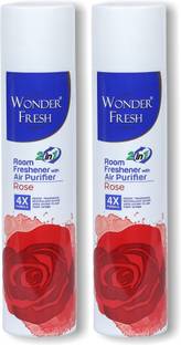 wonder fresh Rose Spray Rose Room Fresheners 235ml Each - Pack of 2