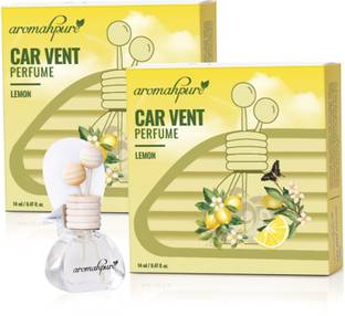 Aromahpure Car Perfume Vent Clip Lemon Fragrance Car Air Freshener Last upto 30 days Car Freshener Diffuser VENT-POD-1