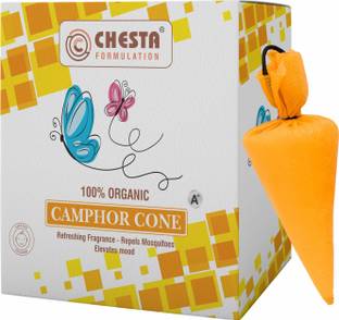CHESTA FORMULATION Camphor Air Freshener Car Freshener Cone Campure Cone Air Freshener - Camphor
