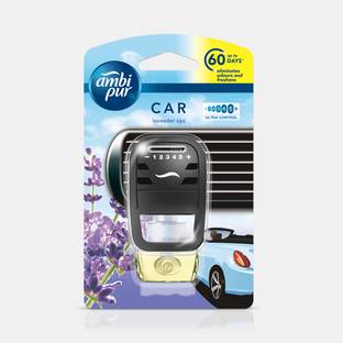 Ambipur Lavender Spa Starter Kit Car Freshener Diffuser Lavender Spa Car Freshener Starter Kit