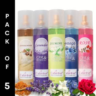 CABRESE Sandalwood, Lavender, Jasmine, Indigo, Rose Spray Premium Room And Air Freshener
