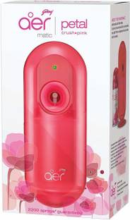 Godrej Aer Matic Petal Crush Pink, Rose Fragrance Car Freshener Automatic Spray Aer Matic Petal Crush Pink, Automatic Air Freshener,