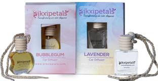 PIKXIPETALS Lavender, Bubblegum Aroma Oil Lavender Bubblegum Diffuser Set Hanging Car Diffuser – 10ml