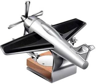 partizano LAVNDER AIR FRESHENER Car Freshener Diffuser Car Aroma Diffuser Air Freshener Perfume Solar Power | Car Dashboard Aeroplane Decoration With Perfume silver