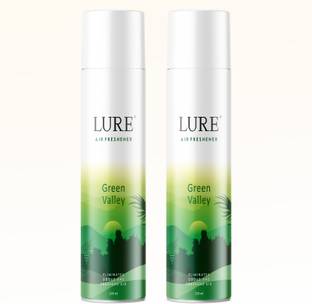 lure Luxury Green Valley Room Air Freshner Perfect For Home & Office Use 220 Ml Each Spray Luxury Green Valley Room Air Freshner Perfect For Home & Office Use 220 Ml Each