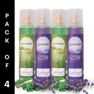 CABRESE LEMONGRASS, LAVENDER Car Freshener Spray PREMIUM ROOM FRESHENERS