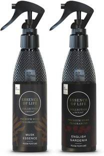 Airroma Musk Essence & English Gardenia Long-Lasting Fragrance Spray Premium Air Freshener