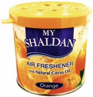 MY SHALDAN Orange Car Freshener Gel Orange
