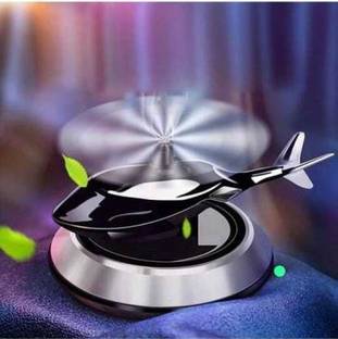CCE Aroma Diffuser Helicopter Design 360 Degree Rotation Solar Power Air Freshener (Black,Silver)-08