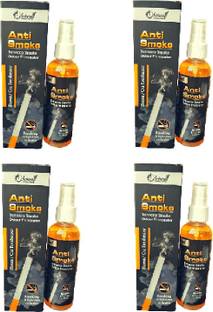icleens Anti Smoke Tobacco Smoke Odour Eliminator Car Freshener Spray ICAS100X4