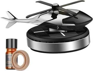 AIRSKY Aroma Car Perfume Car Freshener Diffuser New Helicopter alloy Solar Car Air Freshener Aromatherapy Car Interior Decoration Accessories Fragrance For Home | Office Air Fresher Decoration Perfume Diffuser