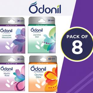 Odonil Rose, lavender, Jasmin, orange Blocks Pack 0r 8Lavender Rose Jasmin orange