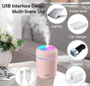 Huayue ™Essential USB Personal Desktop Humidifier for Car, Office Room, Bedroom Car Freshener Diffuser Mini Humidifier, Essential Oil Diffuser, Aroma Essential Usb Personal Desktop
