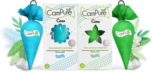 CamPure Cone Air Freshener - Original & Jasmine - Pack of 2 Potpourri Air Freshener - Original