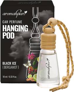 Aromahpure Car Perfume Long Pod |Black Ice - Sandal, Lemon| Fragrance Car Freshener Diffuser LONG-POD