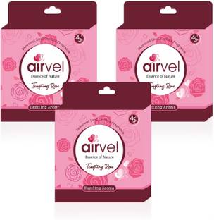 Airvel Rose Blocks Fresh Rose Fragrance Block Long-Lasting Freshener Any Space