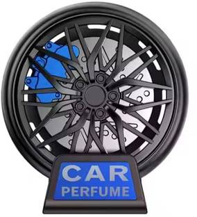 LAVITRA Car Wheel Design Air Freshener with Alloy & ABS Build Stylish Vent Clip Perfume Car Freshener Diffuser car ac tyre