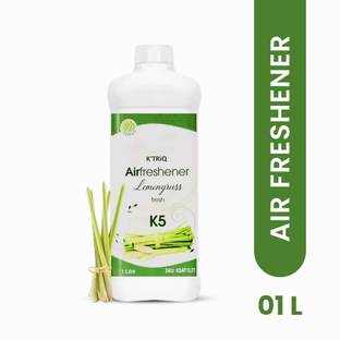 K'TRiQ Air freshner, Air freshener, Room fresh air freshener, Lemon grass Refill Home air freshener |air room freshener |aer room freshener | lemon grass 1 litre