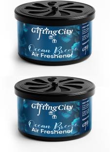 Enew Ocean Breeze Diffuser Set Refresh Drive Car Gel Air Freshener - Ocean Breeze - 2 Pack
