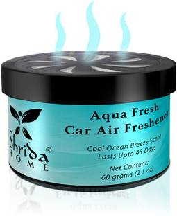 Shrida AQUA FRESH Diffuser Set Natural Aqua Fresh Long Lasting Organic, Dashboard & Vents, Odor Remover