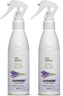 Airroma Lavender Pack of 2 Spray Long-lasting Odour Eliminator for Home, Hotel Rooms, Toilet & Office Use
