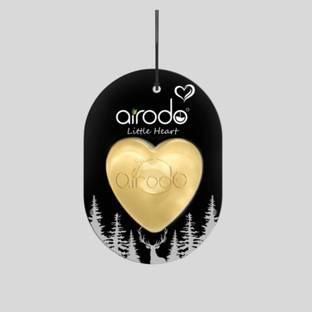 AIRODO Oud & Musk Car Freshener Diffuser Little Heart Car Hanging Air Freshener | Lasts 30 Days | Car Accessories