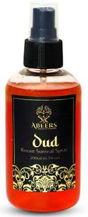Abeers Oud Aroma Oil Room Surreal Spray | Oud Air Freshener Mist for Elegant, Calm & Fresh Spaces |