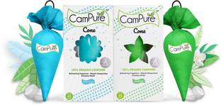 CamPure Cone Air Freshener - Original & Jasmine - Pack of 2 Potpourri Air Freshener - Original