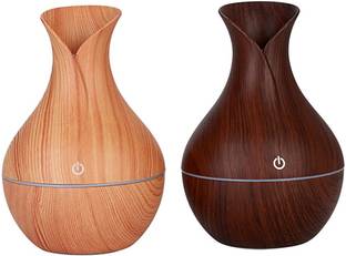 COEUS Room Air Freshener | Humidifier With LED Night Light | Air Purifier | Diffuser, Automatic Spray Room Air Freshener Mini Wooden Finish Humidifier With LED Night Light Humidifier