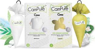 CamPure Cone Air Freshener - Bhimseni & Mogra - Pack of 2 Potpourri Cone Air Freshener - Bhimseni & Mogra - Pack of 2