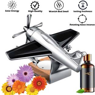 Znee Smart Lemon Car Freshener Diffuser Car Dashboard Solar Decoration Plane Perfume