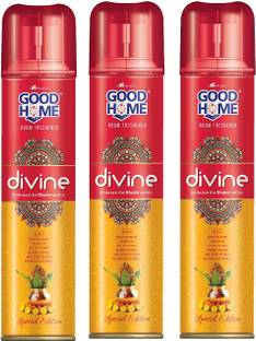Good Home Divine Long Lasting Room Freshener-Pack Of-3 Spray Divine