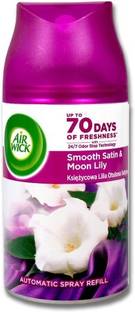 Air Wick Satin, Moon LIly Spray Freshmatic Complete Kit - Automatic Air Freshener - Smooth Satin & Moon Lily (250 ml)