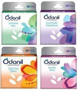 Odonil Lavender, Jasmine, Rose, Sandal Blocks Super Saver Combo Of Fragrance(72*4)