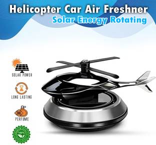 Ubom New Helicopter alloy Solar Air Freshener Aromatherapy Car Interior Decoration Car Freshener Diffuser Helicopter Solar -1