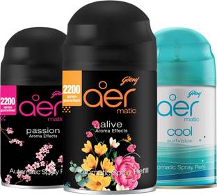 Godrej Aer ALIVE, PASSION, COOL Refill Aer Matic Refill GJ,PSS,ALV,BL