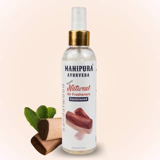 Manipura Ayurveda Pure Organic Sandalwood Room Air Freshener Car Freshener Spray Organic Sandalwood Room Freshener Spray 200 mL
