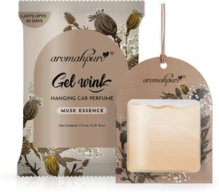 Aromahpure Gel Wink Hanging Car Perfume Musk Last 30 days Easy to Use gel based air Car Freshener Diffuser GEL-WINK