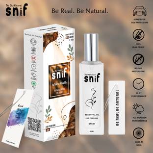 The Old Natural White Oudh Car Air Freshener Car Freshener Spray White Oudh Spray Car Perfume 50ml with 2 Hanging Tags