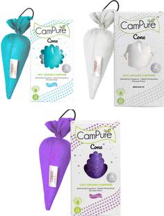 CamPure Camphor Original & Lavender & Bhimseni Air Freshener Potpourri Cone Combo - Pack of 3 Potpourri (3 x 1 Units)
