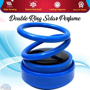 HouseOfCommon Pleasant Diffuser Solar Auto Rotating Ring Pleasant Car Freshener Blue For Palio