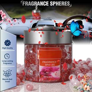 Otoroys New Passion Fragrance Spheres Jelly Balls Red Air Freshener for Car and Home Car Freshener Diffuser Natural and Elegant, Fruit and Flower Fragrance