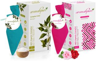 Aromahpure Camphor Cube (Rose+Bhimseni) Car Freshener Blocks Camphor Cube