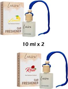 LUXIRE ROSE Car Freshener Diffuser ROSE & LEMON Car Freshener (Pack of 2)