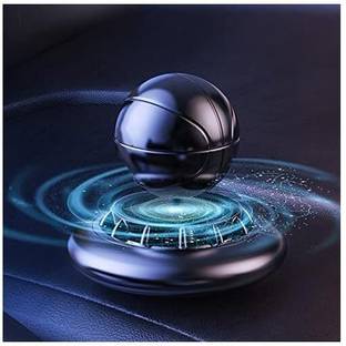 Budwill Solar Rotating Football Car Perfume - Dashboard Air Freshener Car Freshener Diffuser Solar Car Aromatherapy Essential Oil Diffuser