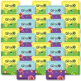 AIRODO Power Pocket Gel Air Freshener | Assorted Mix Scents | Pack of 25 Refill Pocket Gel