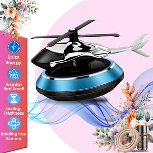 Otoroys Aqua Car Freshener Diffuser Car Air Freshener Perfume Solar Power Car Dashboard Helicopter With Perfume Car Freshener (50 ml)