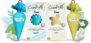 CamPure Cone Air Freshener - Original & Mogra - Pack of 2 Potpourri Cone Air Freshener - Original & Mogra - Pack of 2
