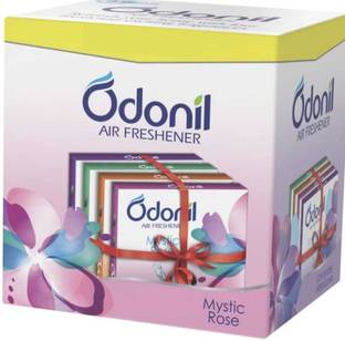 Odonil Mystic Rose Blocks Air Freshener Multiple Fragrance MYSTIC ROSE Blocks (4*48 g)