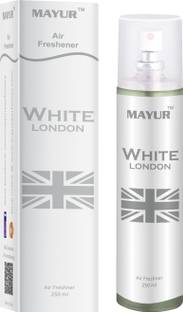 MAYUR White London Without Gas Air Freshener 250 ml Car Freshener Spray White London